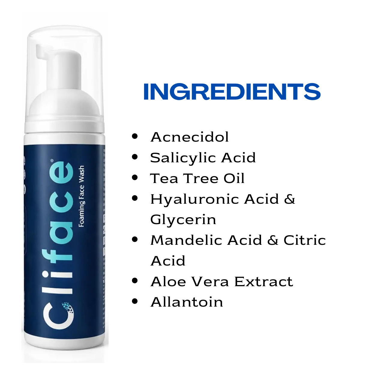 Cliface Foaming Face Wash 60ml - Image 2