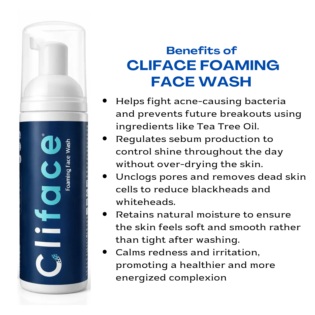 Cliface Foaming Face Wash 60ml - Image 3